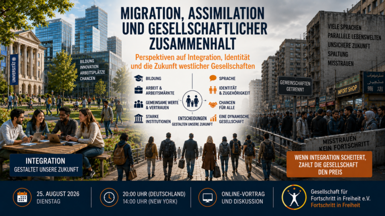 Online Vortrag – Migration, Assimilation und gesellschaftlicher Zusammenhalt